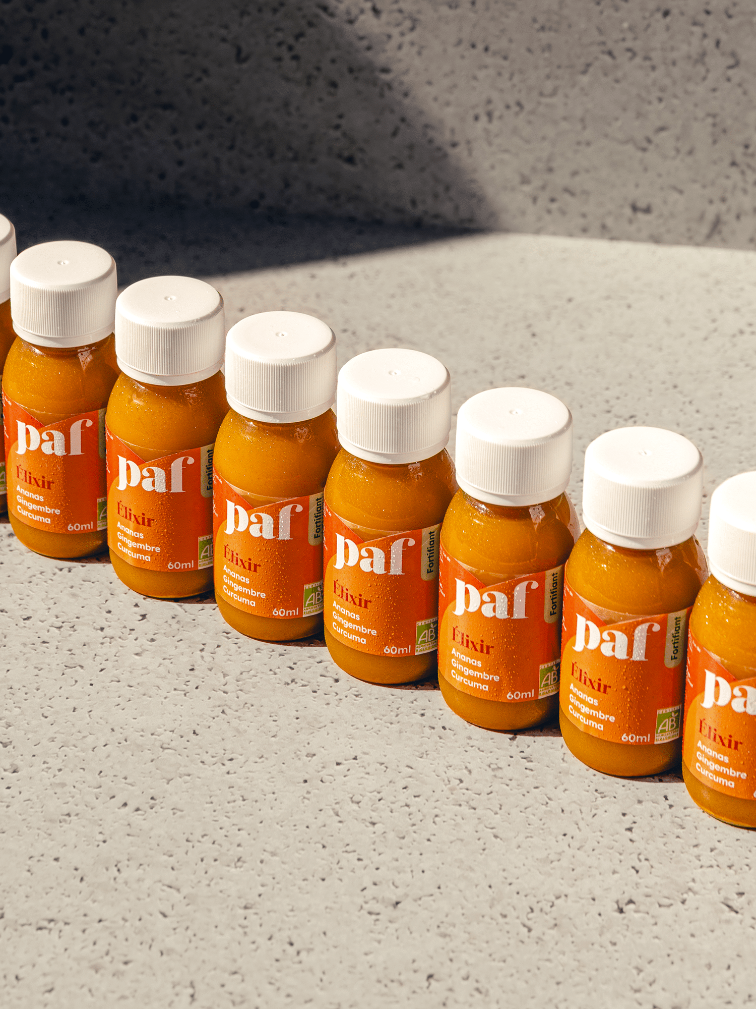 Cure de shots Elixir : curcuma et gingembre